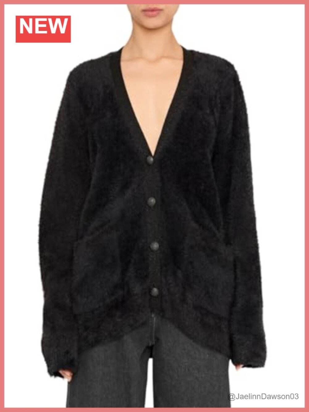 Long Sleeve V-Neck Button Cardigan Sweater Fall Regular Fit